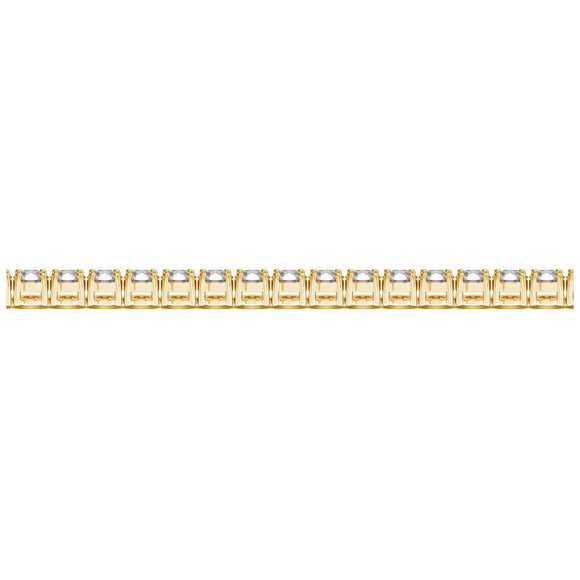 Lab Grown Round Diamond Tennis Bracelet in 14k Yellow Gold (8 cctw F/G  VS2/SI1)