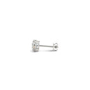 1 cttw Certified IGI Lab Grown Round Diamond Stud Earrings 14k White Gold (G/VS2)-2