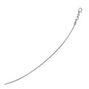 14k White Gold Necklace in a Round Omega Chain Style-2