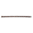 20.75 Carat Genuine Garnet .925 Sterling Silver Bracelet-6