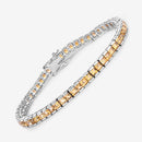 8.25 Carat Genuine Citrine .925 Sterling Silver Bracelet-11