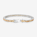 8.25 Carat Genuine Citrine .925 Sterling Silver Bracelet-13