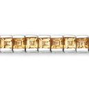 8.25 Carat Genuine Citrine .925 Sterling Silver Bracelet-6