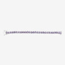 12.04 Carat Genuine Tanzanite .925 Sterling Silver Bracelet-10