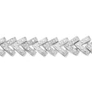 0.90 Carat Genuine White Diamond .925 Sterling Silver Bracelet-7