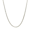 14k White Gold Sparkle Chain 1.5mm-2