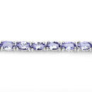 8.75 Carat Genuine Tanzanite .925 Sterling Silver Bracelet-8