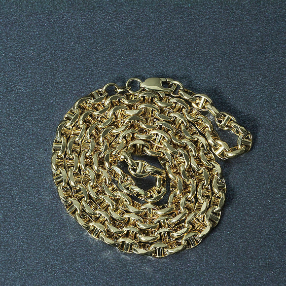 4.5mm 14k Yellow Gold Anchor Chain