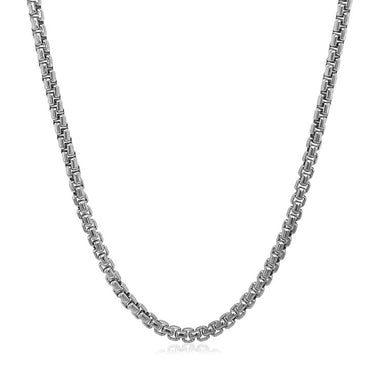 14k White Gold Solid Round Box Chain (2.50 mm) - 0