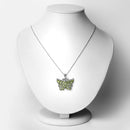 4.05 Carat Genuine Peridot .925 Sterling Silver Pendant-2