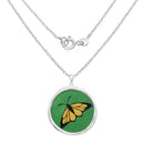 29.50 Carat Genuine Emerald .925 Sterling Silver Pendant-2