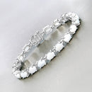 10.26 Carat Genuine Opal .925 Sterling Silver Bracelet-8