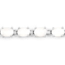 10.26 Carat Genuine Opal .925 Sterling Silver Bracelet-6