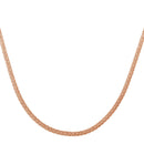 Ice Barrel Chain in 14k Rose Gold (3.10 mm)-2
