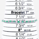 5.77 Carat Genuine Emerald and White Topaz .925 Sterling Silver Bracelet-10