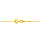 10K Yellow Gold Plated .925 Sterling Silver Diamond Accent Cross Ribbon 18" Pendant Necklace (I-J Color, I2-I3 Clarity)-5