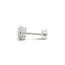 4 cttw Certified IGI Lab Grown Round Diamond Stud Earrings 14k White Gold (G/VS2)-2