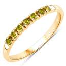 0.22 Carat Genuine Dark Yellow Diamond 14K Yellow Gold Ring (I1-I2)-1