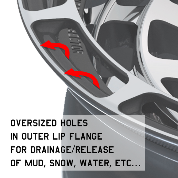 Overland Sector Badlander Forged 17x9 +0 5x139.7mm 108mm Gloss Gun Metal Machined Face