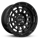 Overland Sector Badlander Forged 17x9 -12 6x139.7mm 106.1mm All Satin Black-1
