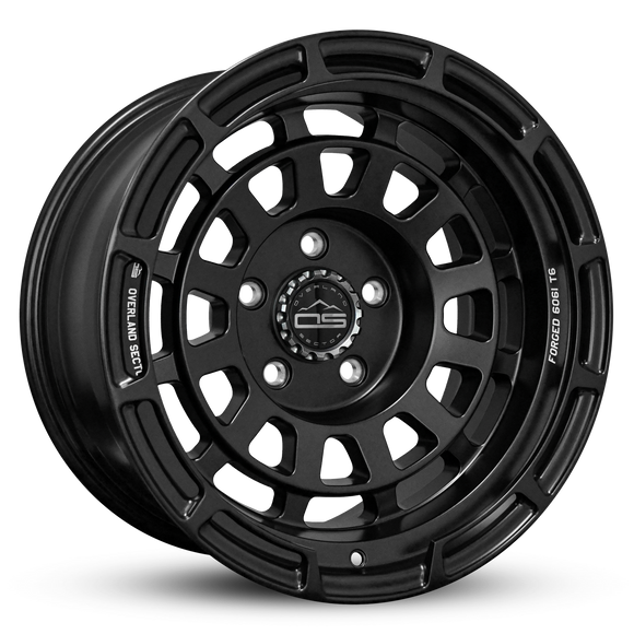 Overland Sector Badlander Forged 17x9 -18 5x127mm 71.5mm All Satin Black