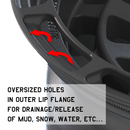 Overland Sector Badlander Forged 17x9 +0 6x135/6x139.7mm 106.1mm All Satin Black-4