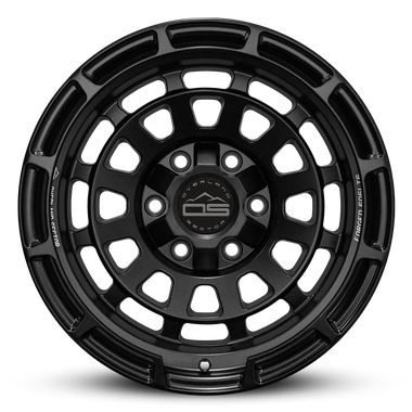 Overland Sector Badlander Forged 17x9 +0 6x135/6x139.7mm 106.1mm All Satin Black - 0
