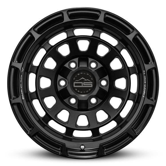 Overland Sector Badlander Forged 17x9 +0 6x135/6x139.7mm 106.1mm All Satin Black