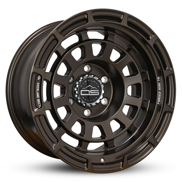 Overland Sector Badlander Forged 17x9 -35 6x139.7mm 106.1mm All Satin Mocha Bronze
