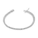 14K White Gold 1.0 Cttw Miracle Set Round-Cut Lab Grown Diamond Illusion Tennis Bracelet (F-G Color, VS2-SI1 Clarity) Size 7"-2