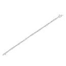 10K White Gold Geometric Pattern Diamond Tennis Bracelet (3 cttw, H-I Color, SI2-I1 Clarity)-4