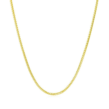 14k Yellow Gold Franco Chain 1.2mm - 0