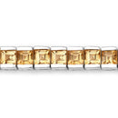 8.25 Carat Genuine Citrine .925 Sterling Silver Bracelet-2
