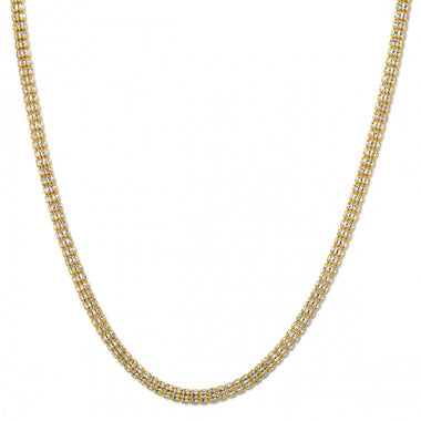 Ice Barrel Chain in 14k Yellow Gold (4.25 mm) - 0