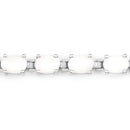 10.26 Carat Genuine Opal .925 Sterling Silver Bracelet-2