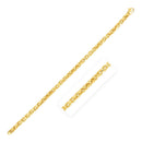 14k Yellow Gold High Polish Mens Fancy Box Bracelet (5.0mm)-2