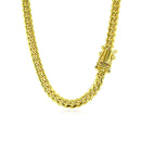 3.9mm 10k Yellow Gold Classic Miami Cuban Solid Chain-3