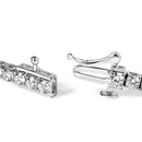 14K White Gold 4.0 Cttw Classic Lab-Grown Diamond Tennis Bracelet (F-G Color, VS2-SI1 Clarity) - 7" Inches-2