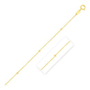 Bead Links Pendant Chain in 14k Yellow Gold (1.5mm)-1