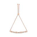 14K Yellow Gold Plated .925 Sterling Silver Channel Set Diamond Accent Twist 4â€-10â€ Adjustable Bolo Bracelet (I-J Color, I3 Clarity)-1