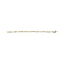 10K Yellow Gold 1.00 Cttw Round-Cut Diamond Spiral Link 7" Bracelet (H-I Color, I2-I3 Clarity)-4