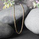 Diamond Cut Fancy Links Pendant Chain in 14k Yellow Gold (1.5mm)-3