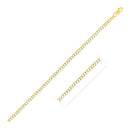 2.6 mm 14k Two Tone Gold Pave Curb Chain-1