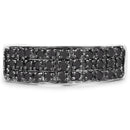0.35 Carat Genuine Black Diamond .925 Sterling Silver Ring-3