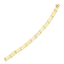 14k Yellow Gold Fancy Greek Key Motif Bracelet-1