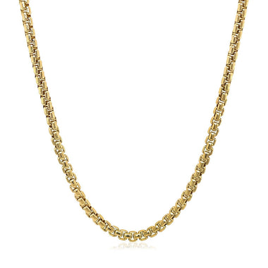 14k Yellow Gold Solid Round Box Chain 2.5 mm - 0
