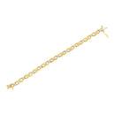 10K Yellow Gold Round-Cut Diamond Infinite Love Bracelet (1.00 cttw, I-J Color, I2-I3 Clarity)-5