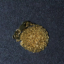 14k Yellow Gold Diamond Cut Cable Link Chain 0.8mm-5