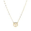 14K Yellow Gold Tree of Life Necklace-2