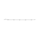 14K White Gold 1 1/2 Cttw Diamond Heart Station Strand Bracelet (H-I Color, I1-I2 Clarity) - 7.5 Inches-4